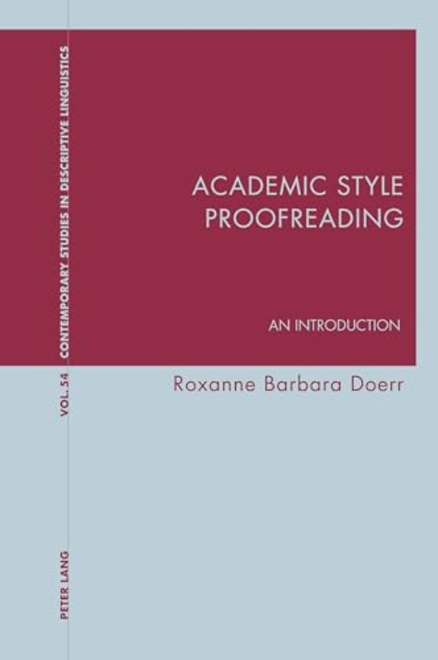 Academic Style Proofreading