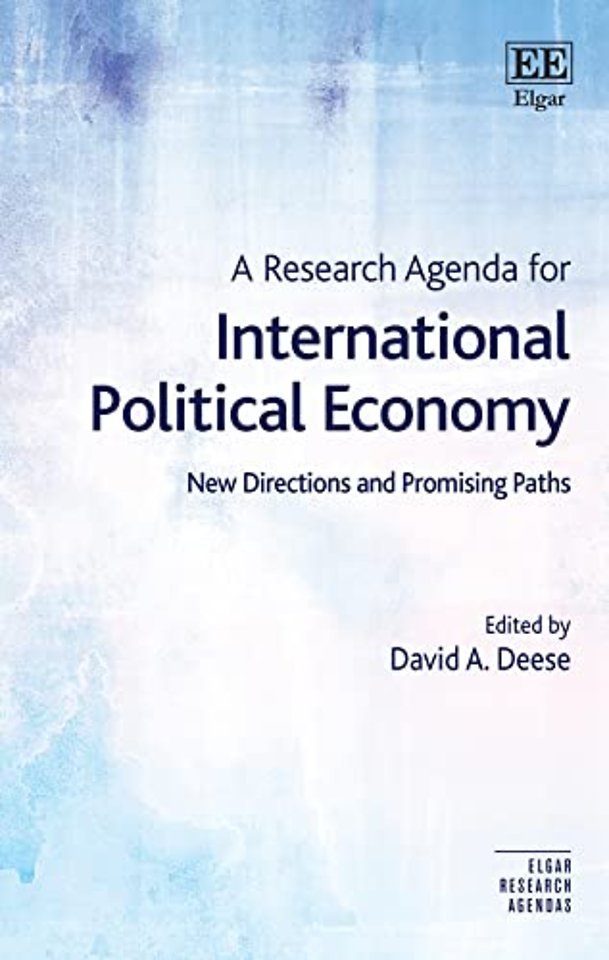 A Research Agenda for International Political Ec – New Directions and Promising Paths