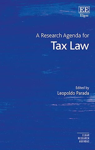 A Research Agenda for Tax Law