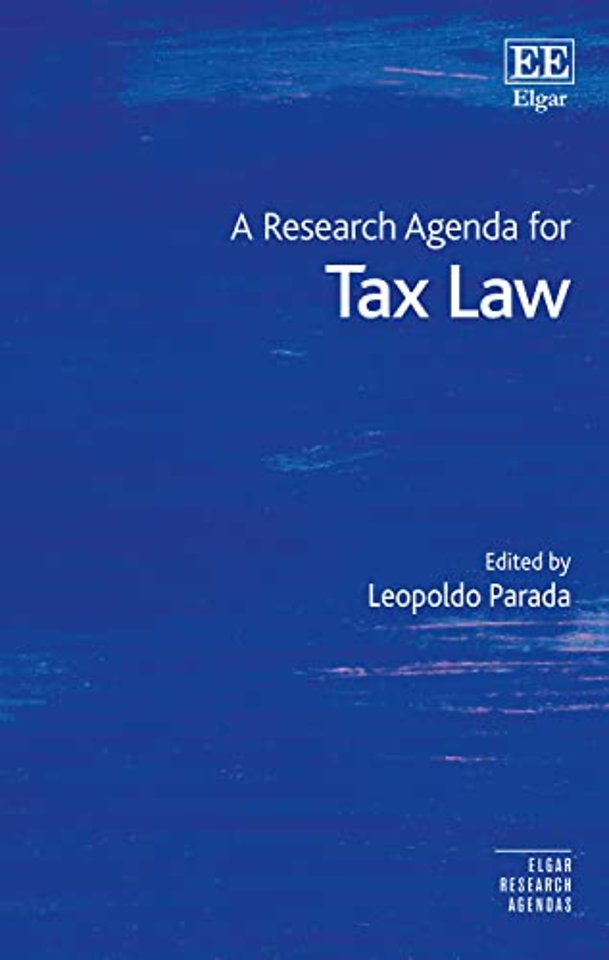 A Research Agenda for Tax Law