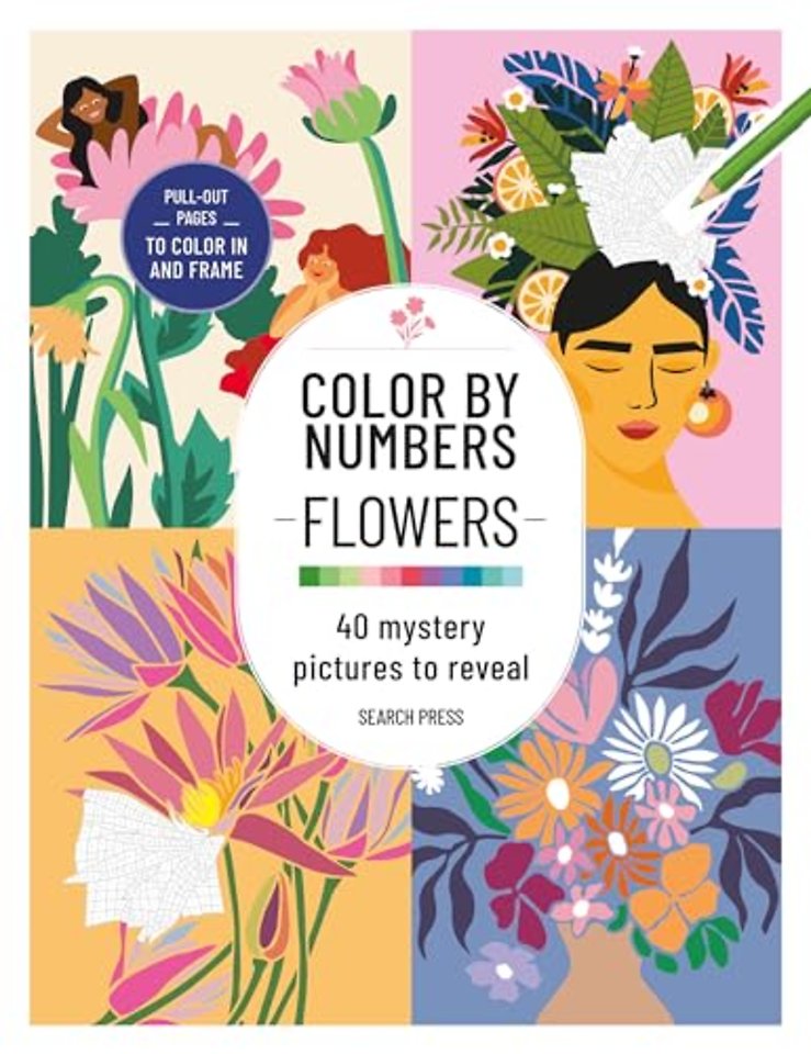 Color by Numbers: Flowers
