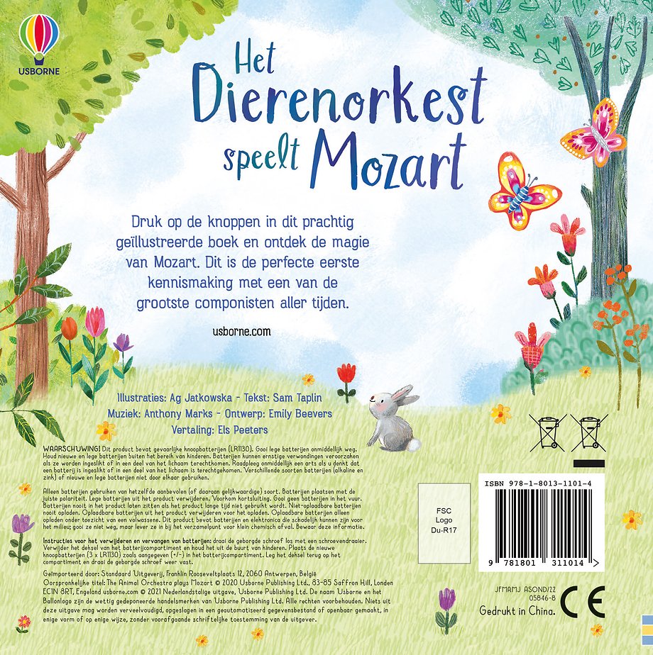 Het dierenorkest speelt Mozart