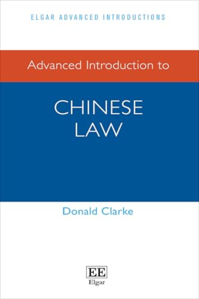 Advanced Introduction to Chinese Law