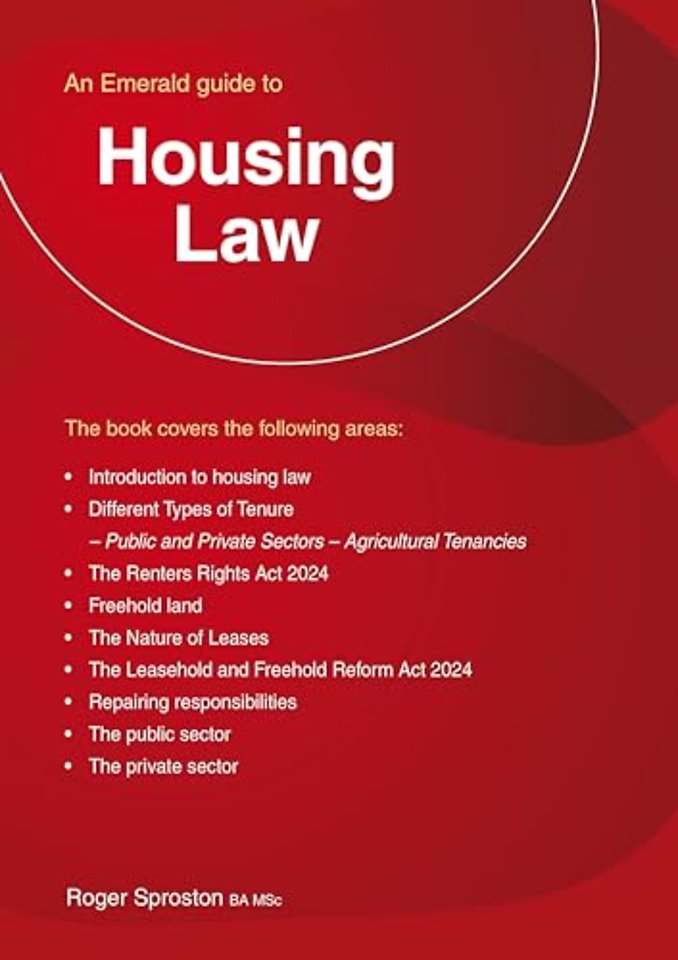 An Emerald Guide to Housing Law