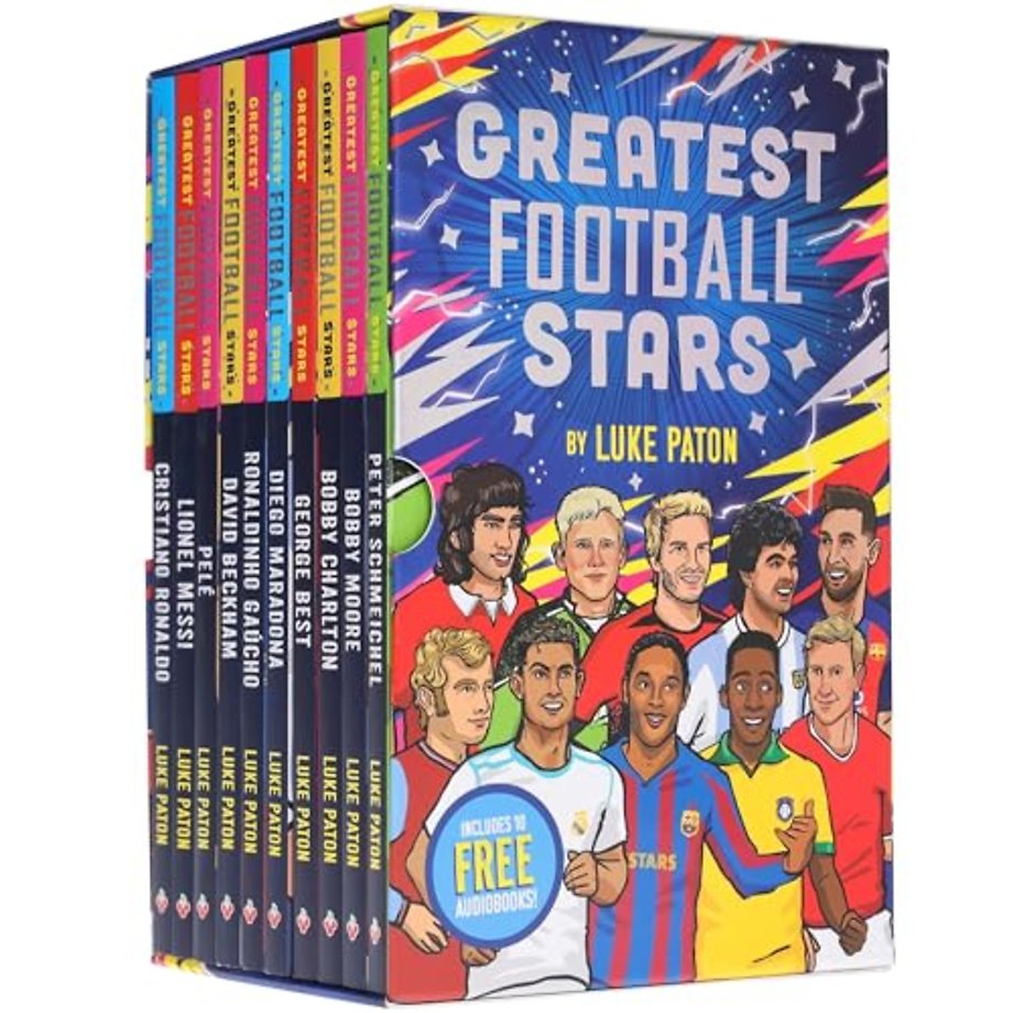 The Greatest Football Stars 10 Book Collection