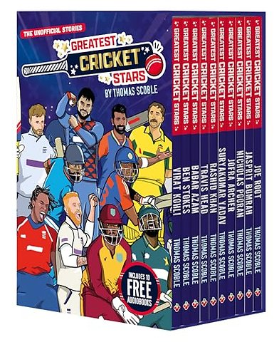 The Greatest Cricket Stars 10 Book Collection