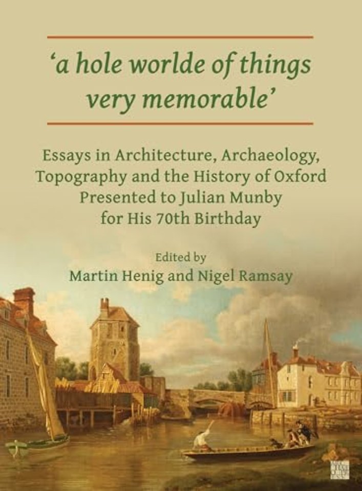 'A Hole Worlde of Things Very Memorable'