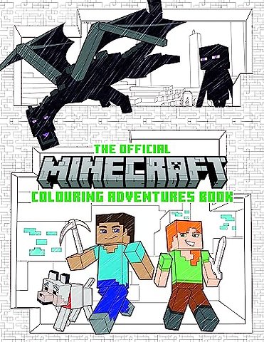 The Official Minecraft Colouring Adventures Book