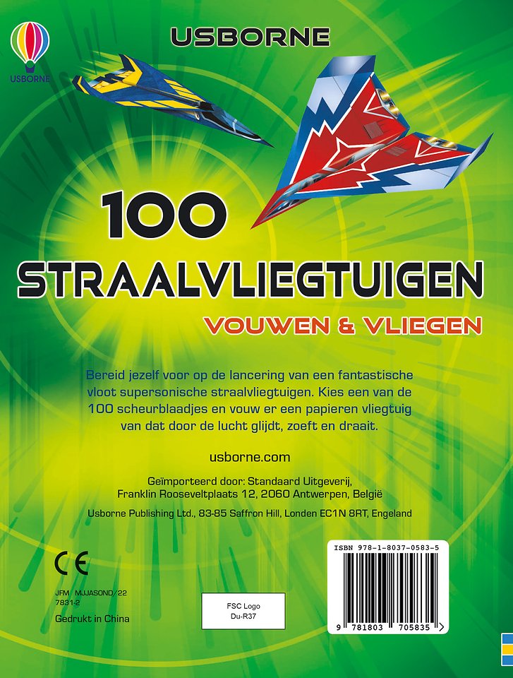 100 straalvliegtuigen