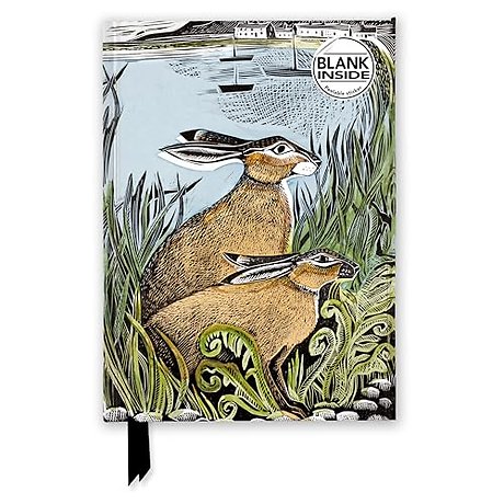 Angela Harding: Rathlin Hares (Foiled Blank Journal)