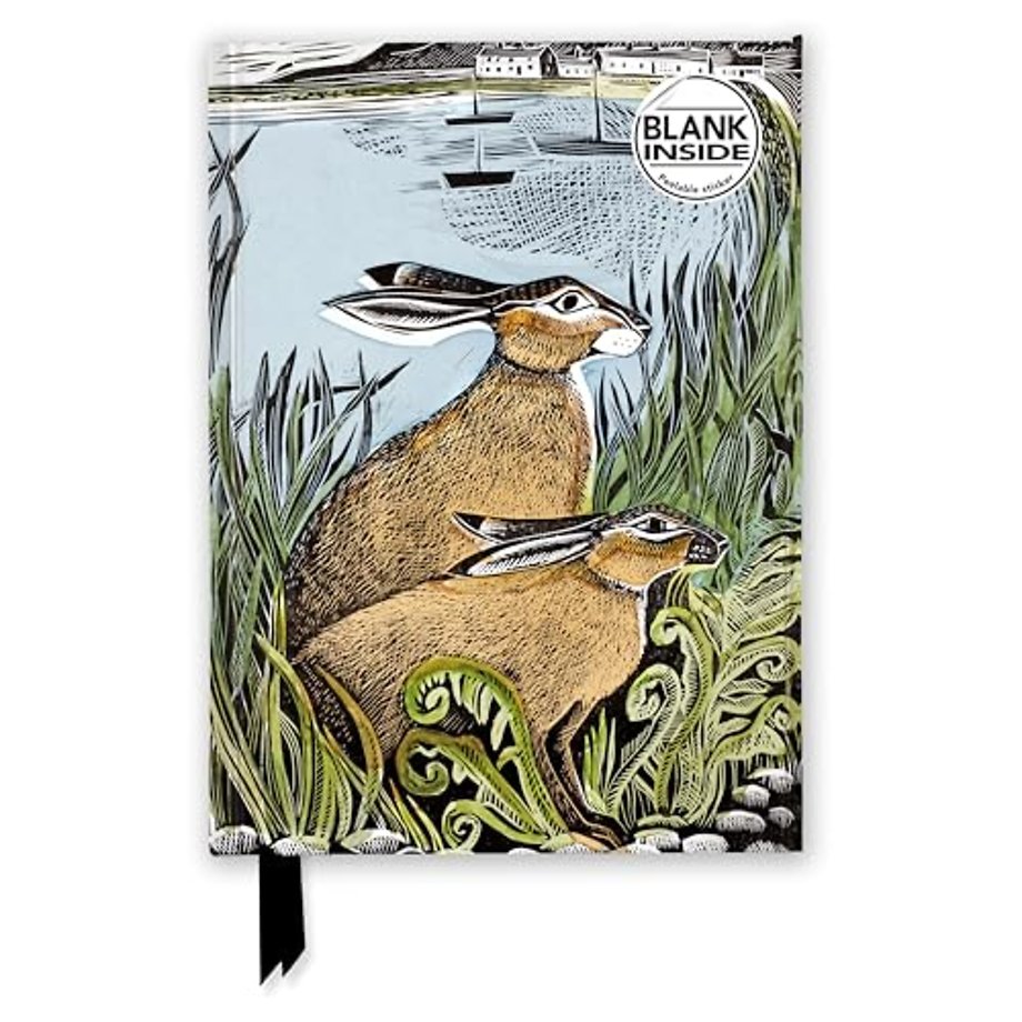 Angela Harding: Rathlin Hares (Foiled Blank Journal)