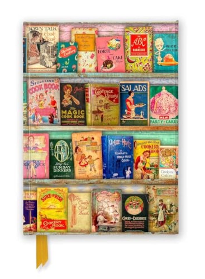 Aimee Stewart: Vintage Cook Book Library (Foiled Journal)