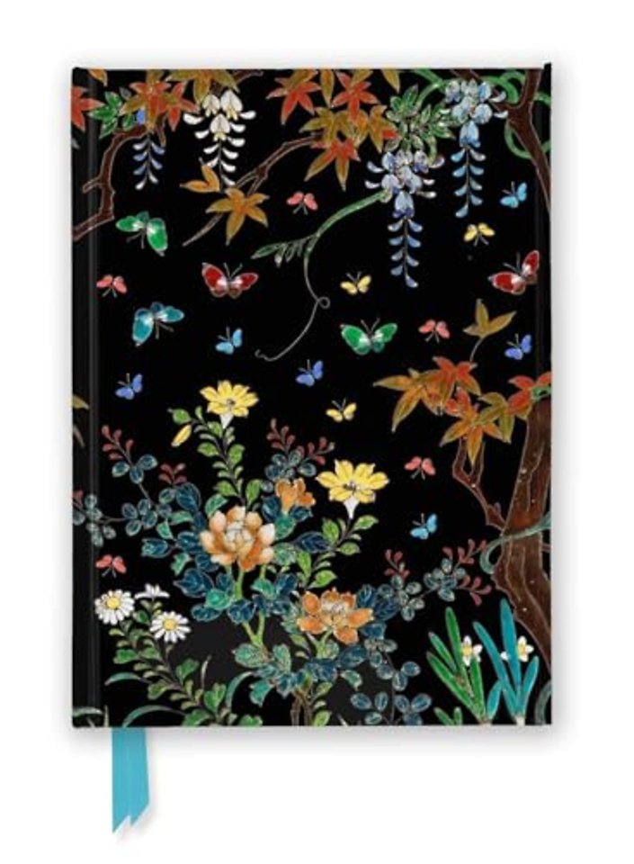 Ashmolean Museum: Cloisonne Casket with Flowers and Butterflies (Foiled Journal)