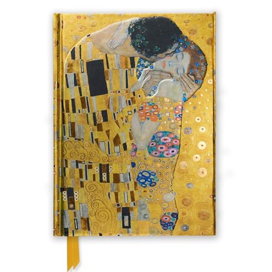 Gustav Klimt: The Kiss (Foiled Slimline Journal)