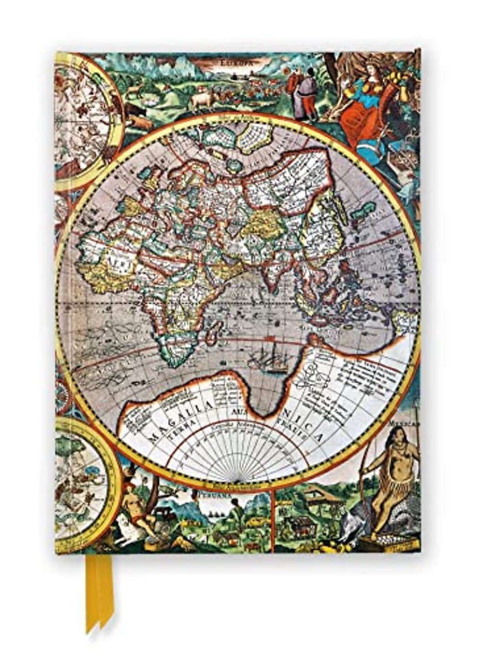 Pieter van den Keere: Antique Map (Foiled Journal)