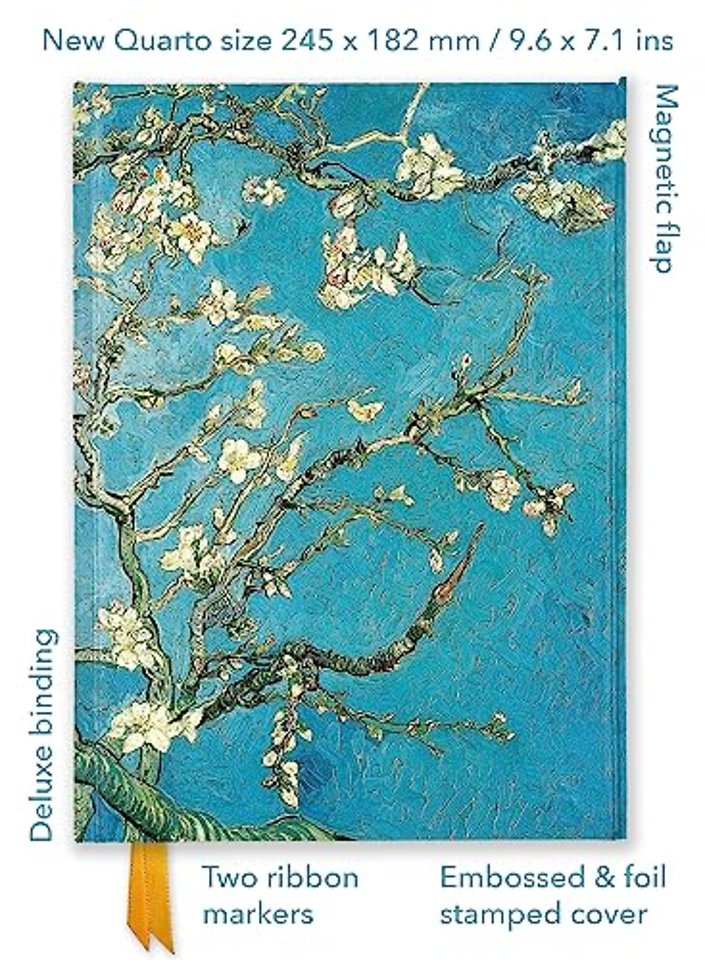 Vincent van Gogh: Almond Blossom (Foiled Quarto Journal)