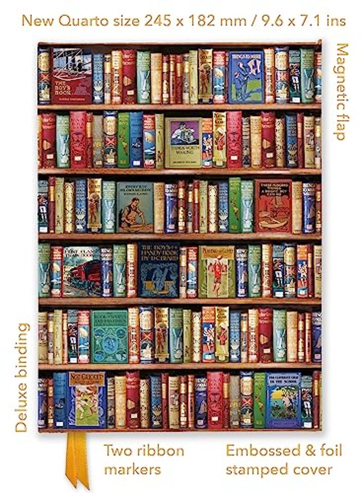 Bodleian Libraries: Hobbies & Pastimes Bookshelves (Foiled Quarto Journal)