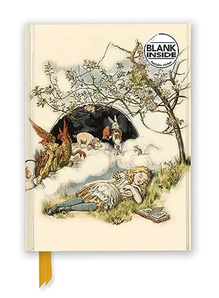 British Library: Alice Asleep, from Alice's Adventures in Wonderland (Foiled Blank Journal)