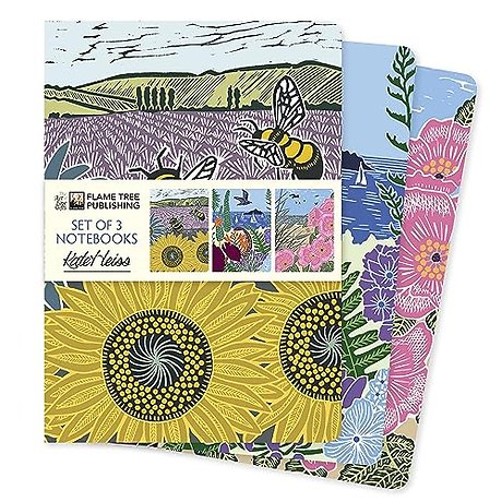 Kate Heiss Set of 3 Standard Notebooks