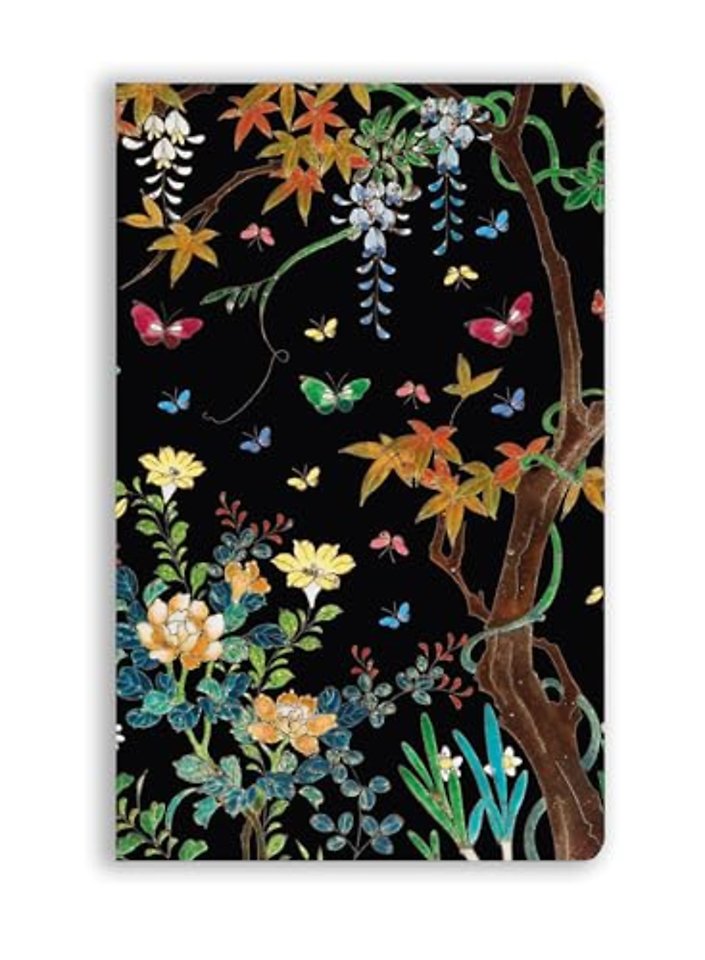 Ashmolean Museum: Cloisonne Casket with Flowers and Butterflies (Soft Touch Journal)
