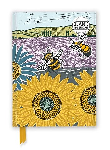 Kate Heiss: Sunflower Fields (Foiled Blank Journal)