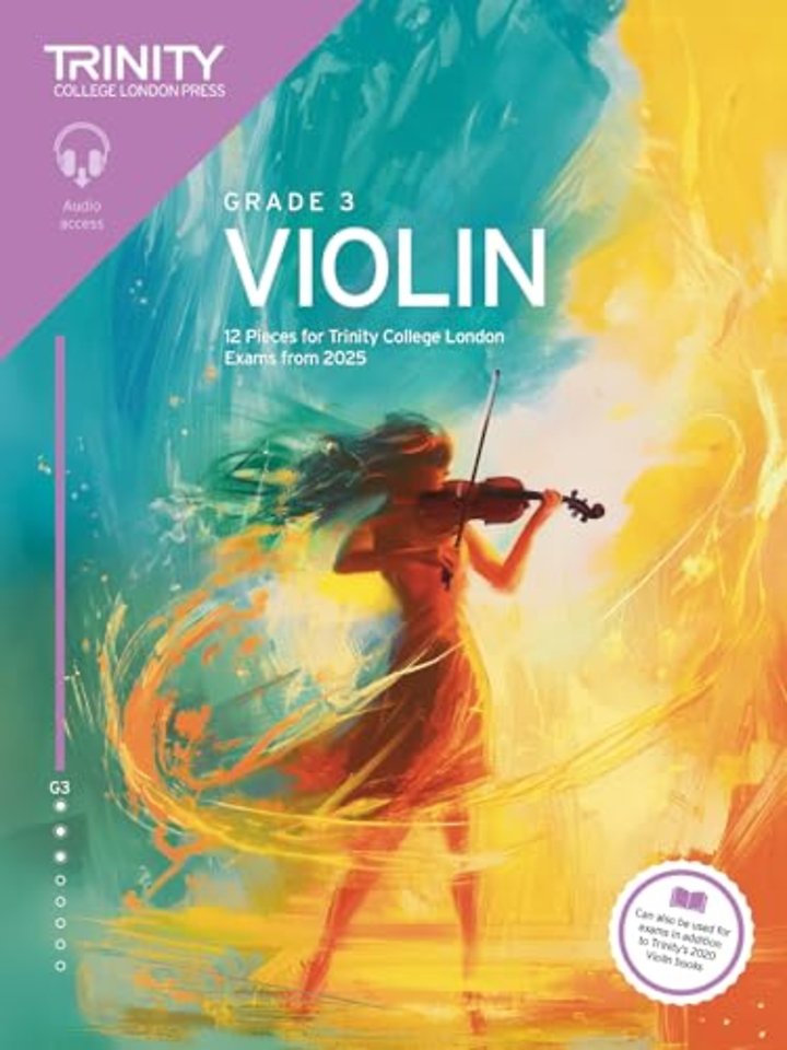 Trinity College London Violin Exam Pieces from 2025: Grade 3