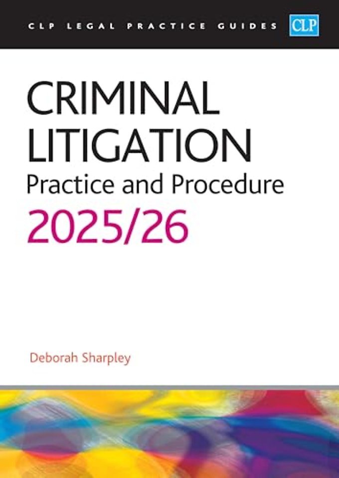 Criminal Litigation: 2025/26