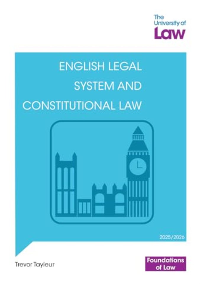 FOL - English System & Constitutional Law 2e