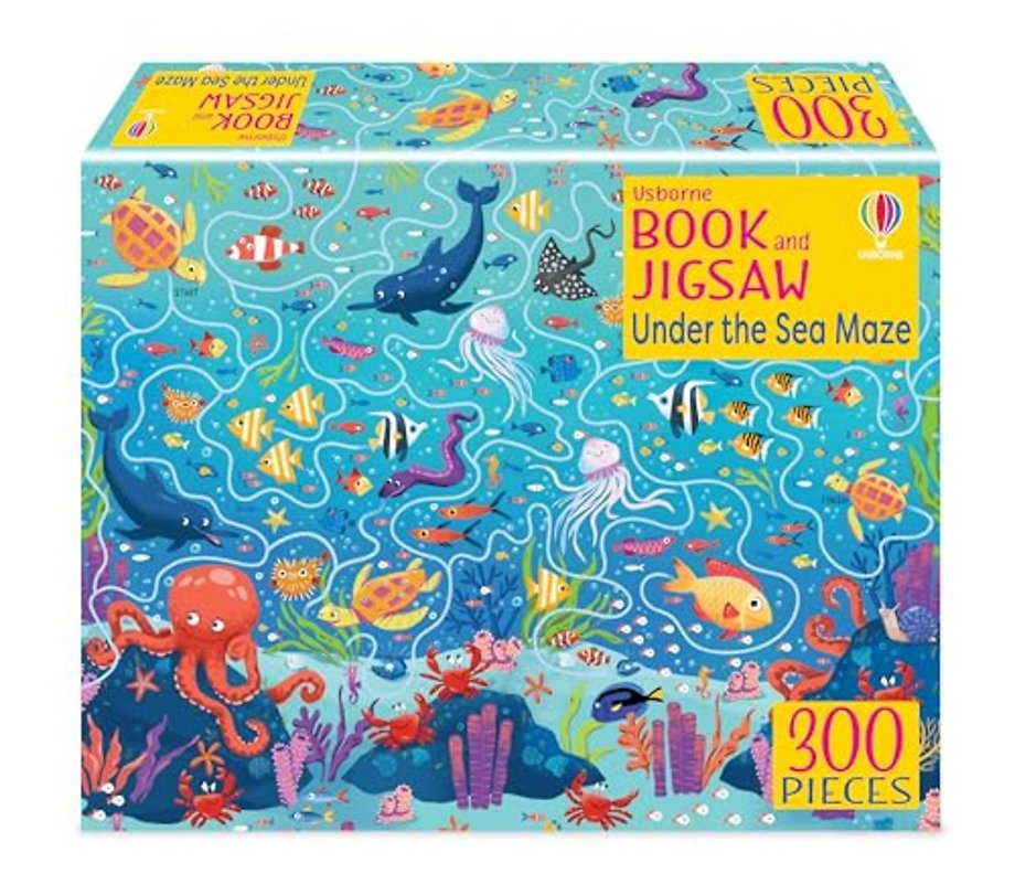 Usborne Book and Jigsaw Under the Sea Maze