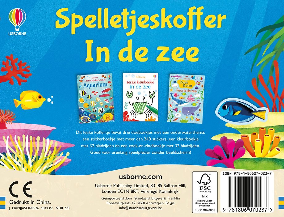 In de zee