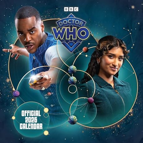 DOCTOR WHO THE 15TH DOCTOR 2026 SQUARE CALENDAR