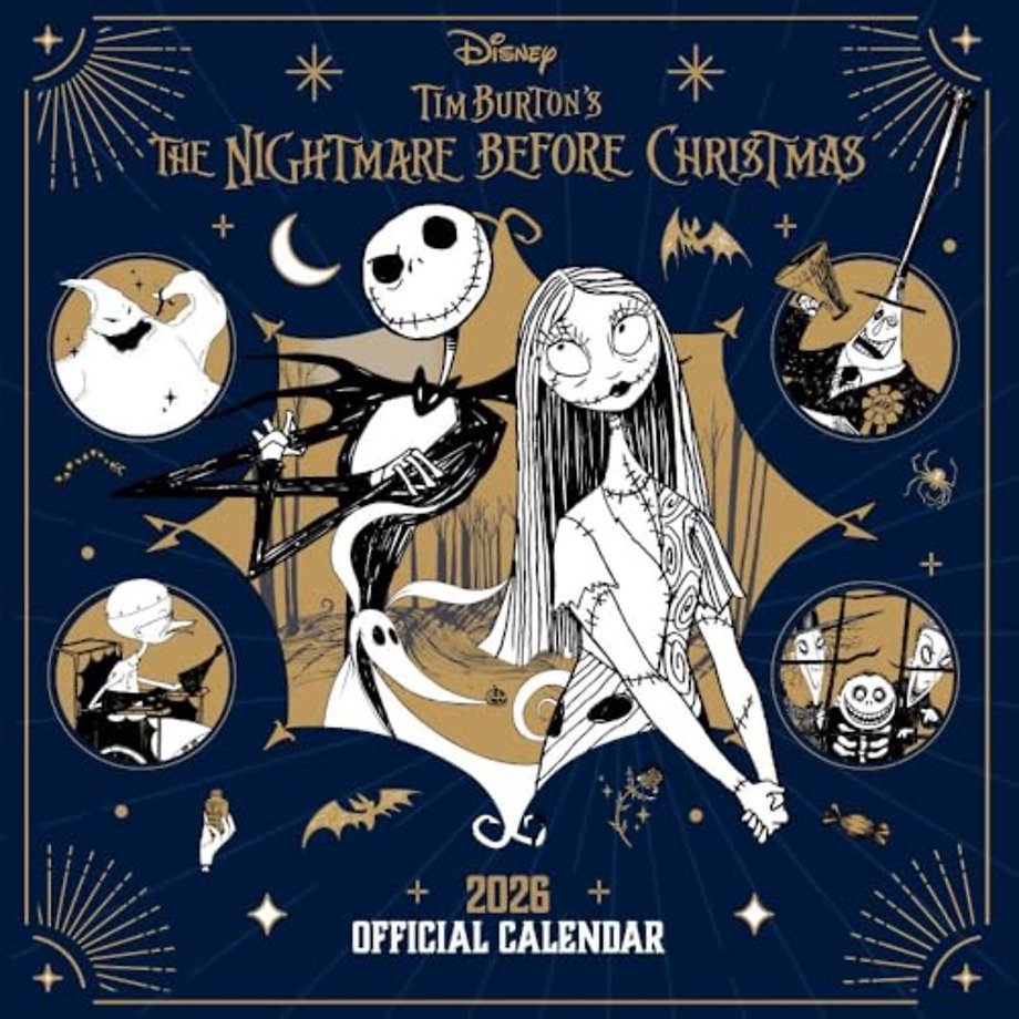 THE NIGHTMARE BEFORE CHRISTMAS 2026 SQUARE CALENDAR