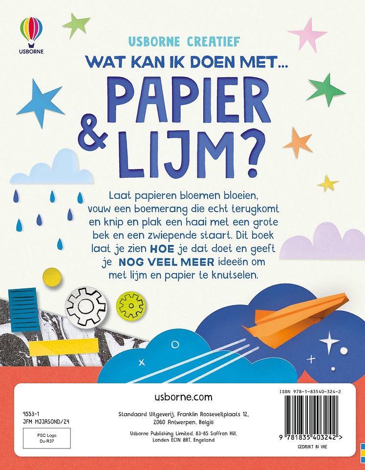 Wat kan ik doen met papier en lijm?