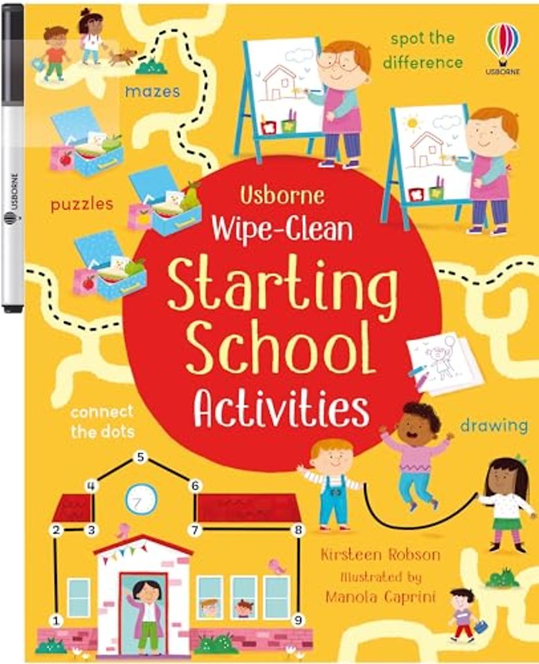 Wipe-Clean Starting School Activities