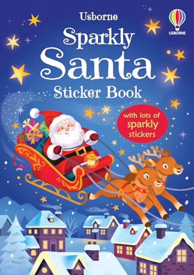 Sparkly Santa Sticker Book