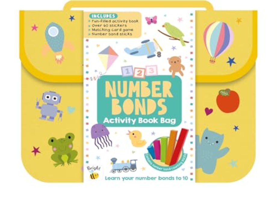 Bright Bee Number Bonds Activity Book Bag