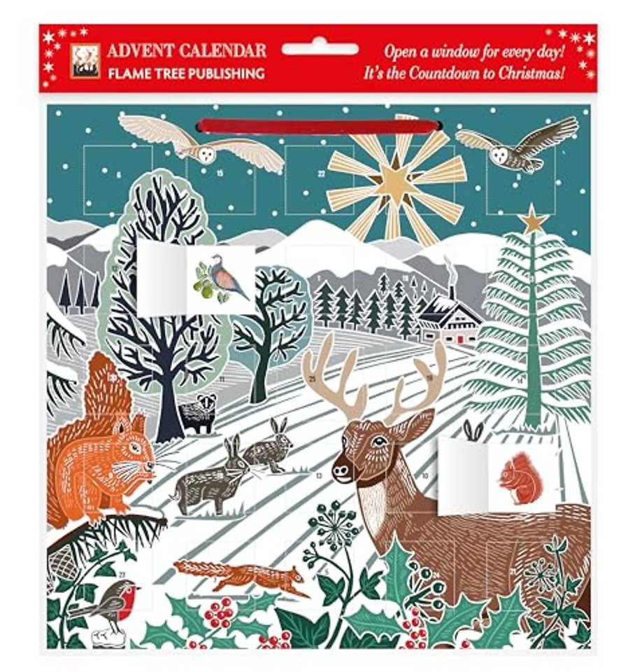 Kate Heiss: Winter Wonderland Advent Calendar (with stickers)