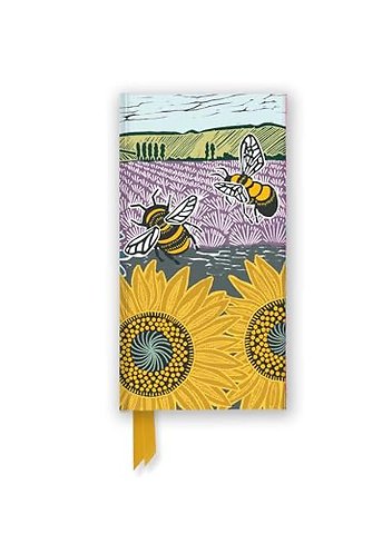 Kate Heiss: Sunflower Fields (Foiled Slimline Journal)