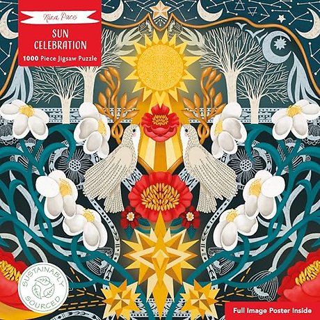 Adult Sustainable Jigsaw Puzzle Nina Pace: Sun Celebration