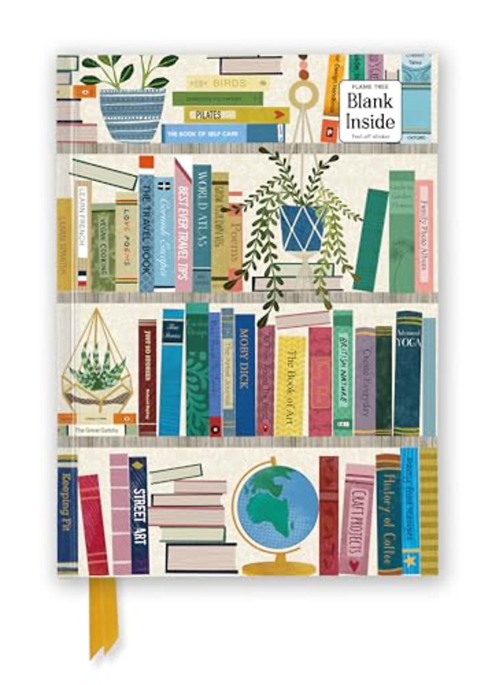 Georgia Breeze: Bookshelves (Foiled Blank Journal)