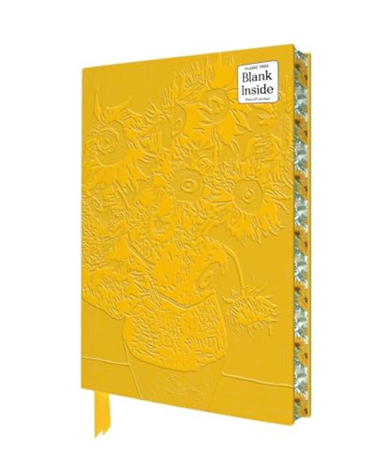 Vincent van Gogh: Sunflowers Artisan Art Blank Notebook (Flame Tree Journals)