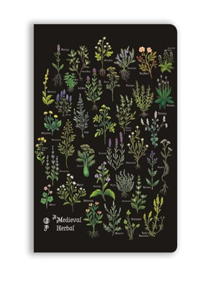 Anna Stead: A Medieval Herbal (Soft Touch Journal)