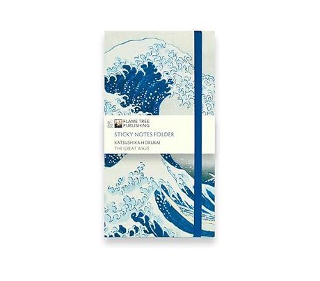 Katsushika Hokusai: The Great Wave Flame Tree Sticky Notes Folder