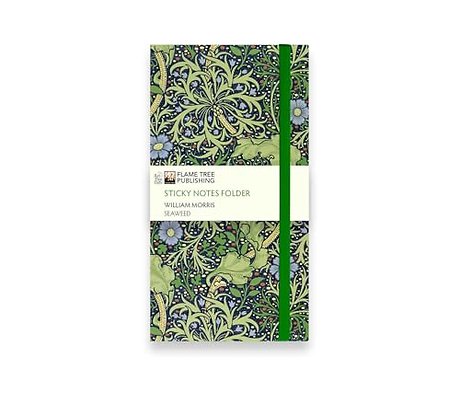 William Morris: Seaweed Flame Tree Sticky Notes Folder