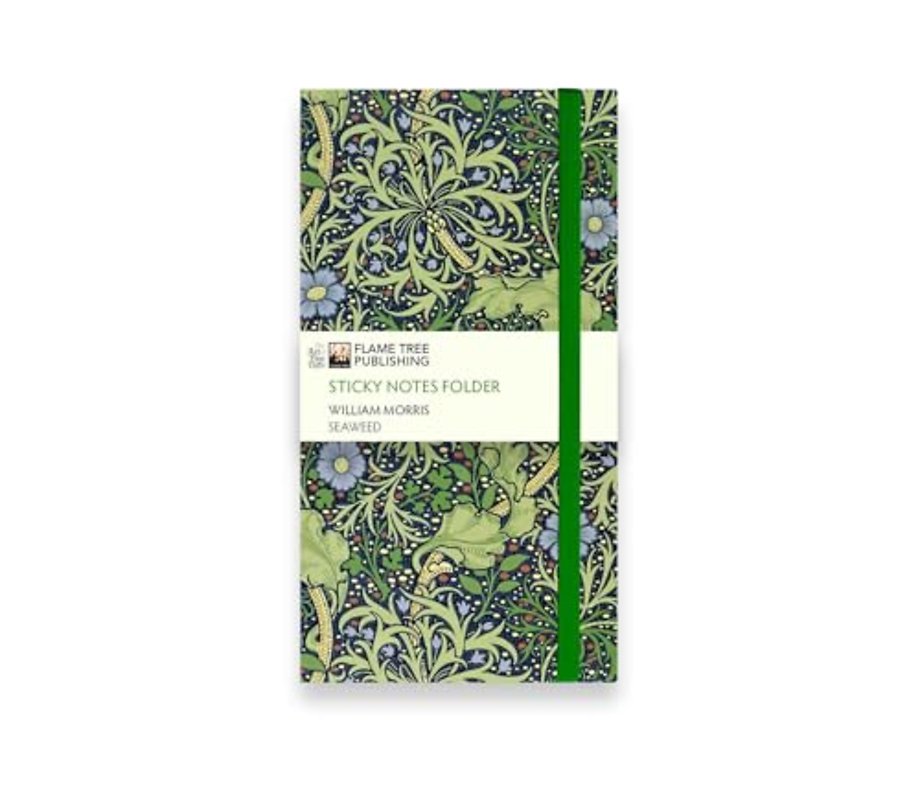 William Morris: Seaweed Flame Tree Sticky Notes Folder