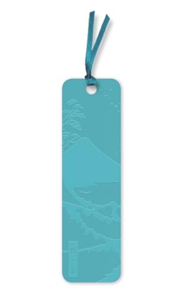 Utagawa Hiroshige: Sea at Satta Artisan Art Vegan Leather Bookmarks (pack of 10)