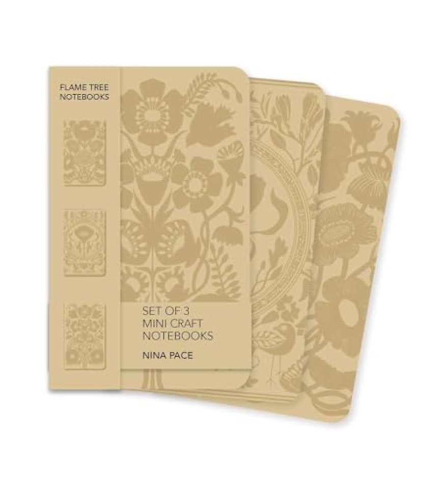 Nina Pace Set of 3 Mini Craft Notebooks