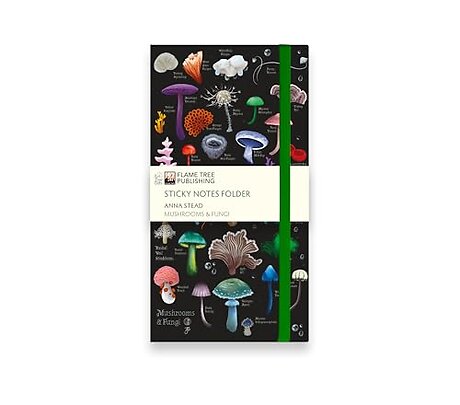 Anna Stead: Mushrooms & Fungi Flame Tree Sticky Notes Folder