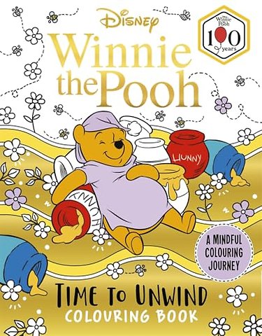 Disney Winnie the Pooh – Time to Unwind Colouring Book