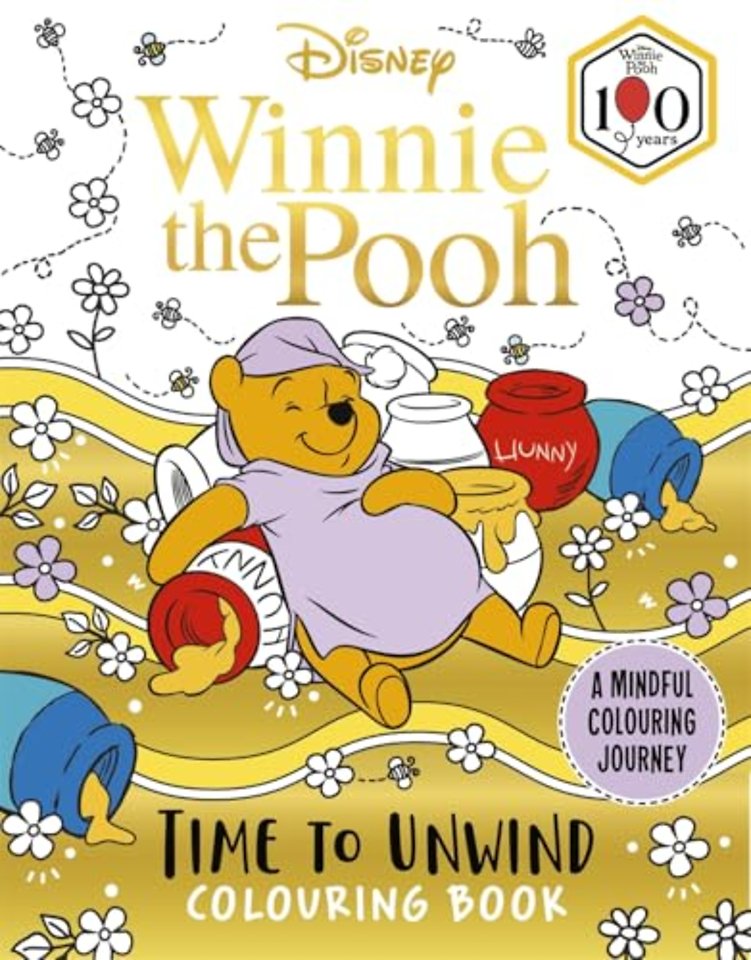 Disney Winnie the Pooh – Time to Unwind Colouring Book